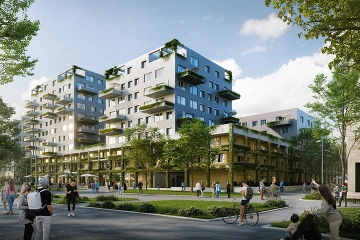 Vorschaubild des Projekts „Im Zentrum eines aufblühenden Stadtteils - EIGENTUMSWOHNUNGEN“