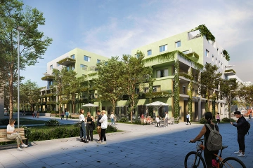 Vorschaubild des Projekts „Im Zentrum eines aufblühenden Stadtteils - GEFÖRDERTE MIETWOHNUNGEN“