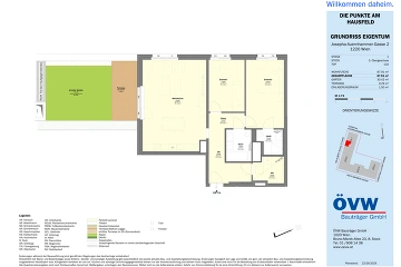 Vorschaubild des Objekts „U2 "Lina Loos Platz" Oberes Hausfeld - GARTENWOHNUNG ERSTBEZUG Top 1.32“