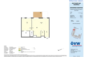 Vorschaubild des Objekts „U2 "Lina Loos Platz" Oberes Hausfeld - ERSTBEZUG Top 1.46“