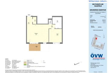Vorschaubild des Objekts „U2 "Lina Loos Platz" Oberes Hausfeld - ERSTBEZUG Top 1.49“
