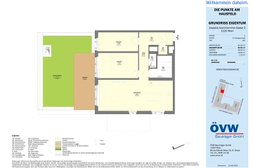 Vorschaubild des Objekts „U2 "Lina Loos Platz" Oberes Hausfeld - GARTENWOHNUNG ERSTBEZUG Top 1.50“