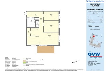 Vorschaubild des Objekts „U2 "Lina Loos Platz" Oberes Hausfeld - ERSTBEZUG Top 1.66“