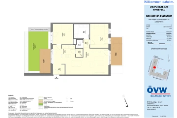 Vorschaubild des Objekts „U2 "Lina Loos Platz" Oberes Hausfeld - GARTENWOHNUNG ERSTBEZUG Top 2.21“