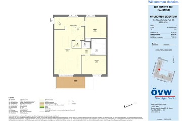Vorschaubild des Objekts „U2 "Lina Loos Platz" Oberes Hausfeld - ERSTBEZUG Top 2.26“