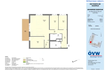 Vorschaubild des Objekts „U2 "Lina Loos Platz" Oberes Hausfeld -  ERSTBEZUG FamilientraumTop 2.41“