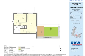 Vorschaubild des Objekts „U2 "Lina Loos Platz" Oberes Hausfeld - GARTENWOHNUNG ERSTBEZUG Top 3.17“