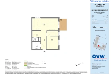 Vorschaubild des Objekts „U2 "Lina Loos Platz" Oberes Hausfeld - ERSTBEZUG Top 3.26“