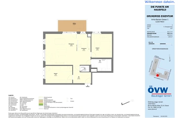 Vorschaubild des Objekts „U2 "Lina Loos Platz" Oberes Hausfeld -  ERSTBEZUG  Top 3.27“