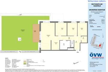 Vorschaubild des Objekts „U2 "Lina Loos Platz" Oberes Hausfeld - GARTENWOHNUNG ERSTBEZUG Top 4.09“