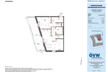 Vorschaubild des Objekts „Stiege 1 / Top 3“