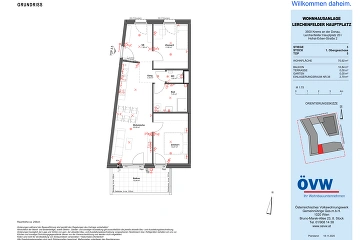Vorschaubild des Objekts „Stiege 3 / Top 5“