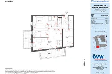 Vorschaubild des Objekts „Stiege 3 / Top 6“