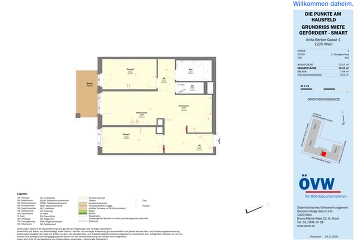 Vorschaubild des Objekts „Stiege 3 / Top 3.04 - SMART“