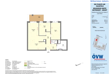 Vorschaubild des Objekts „Stiege 1 / Top 1.10 - SMART“