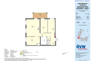 Vorschaubild des Objekts „Stiege 2 / Top 2.17 - SMART“