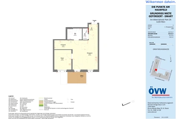 Vorschaubild des Objekts „Stiege 2 / Top 2.08 - SMART“