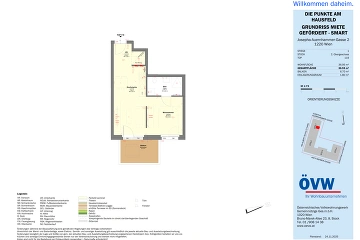 Vorschaubild des Objekts „Stiege 1 / Top 1.19 - SMART“