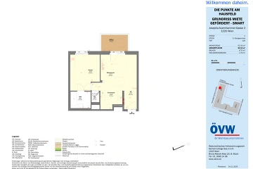 Vorschaubild des Objekts „Stiege 1 / Top 1.26 - SMART“