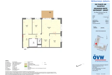 Vorschaubild des Objekts „Stiege 2 / Top 2.27 - SMART“