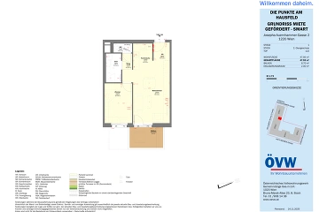Vorschaubild des Objekts „Stiege 1 / Top 1.22 - SMART“