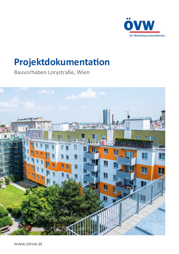 Vorschaubild des PDF-Downloads „Projektdokumentation Bauvorhaben Lorystraße, Wien“